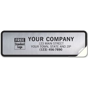 357 - Weatherproof Labels, Tuff Shield Chrome Poly Film