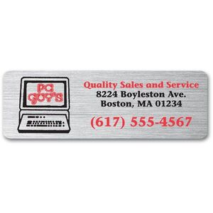 WR026 - Custom Printed Weatherproof Labels