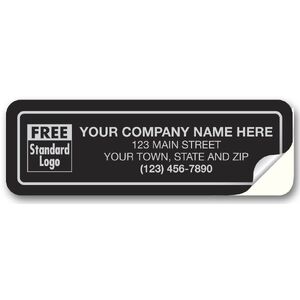 369 - Black Custom Weatherproof Labels