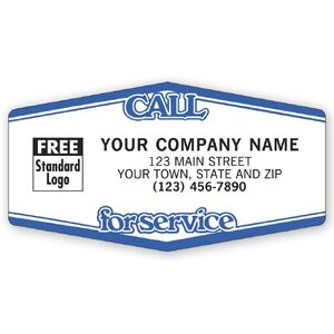 1514 - Weather Resistant Call For Service Labels