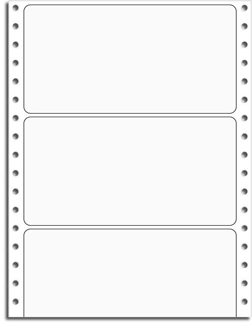 9818 - Continuous Printer Labels