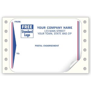 1244 - Continuous Mailing Labels with Postal Endorsement