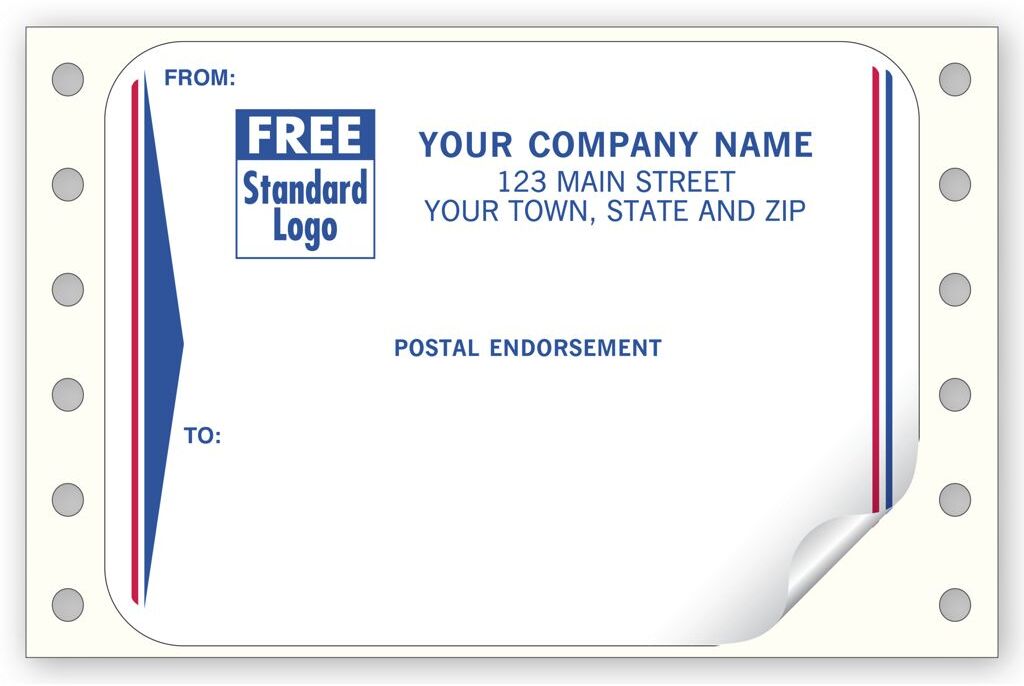 1244 - Continuous Mailing Labels with Postal Endorsement