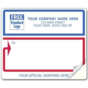 12688 - Laser/Inkjet Mailing Labels, Red & Blue