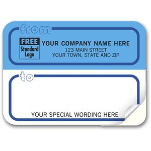 71 - Padded Mailing Labels, Corporate Blue