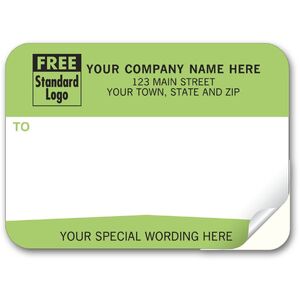 79 - Padded Mailing Labels, Green