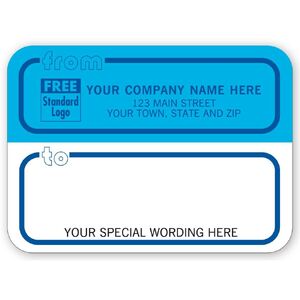 R71 - Mailing Label Rolls, Corporate Blue