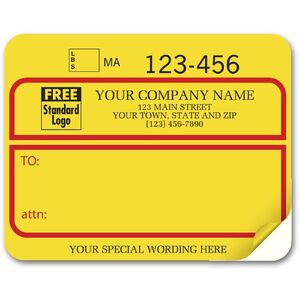 1200B - Custom Printed UPS Shipping Labels, Padded