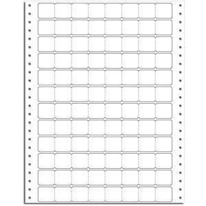 9865 - Dot Matrix Printer Compatible Pricing Labels - 9" Continuous Carrier