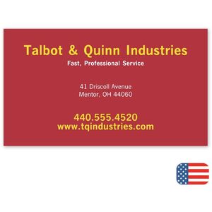 108762 - Custom Printed Jumbo Business Card Magnets