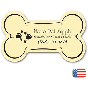 Custom Printed Dog Bone Magnets