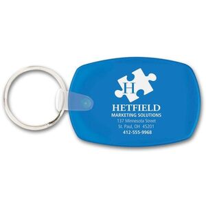 108914 - Custom Oblong Company Key Tags