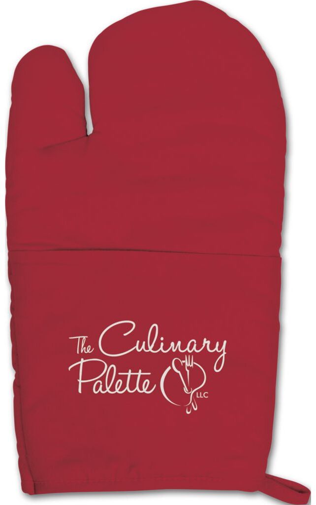 109747 Custom Quilted Oven Mitts with Business Logo