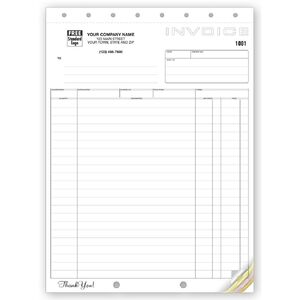 106 - Business Invoices, Carbonless Format