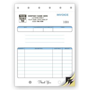 114 - Compact Carbon Copy Invoices