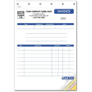 Compact Invoice with Copies