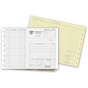 245 - Horizontal Carbon Copy Invoices