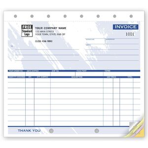 121T - Compact Shipping Invoices Printed on Carbonless Paper