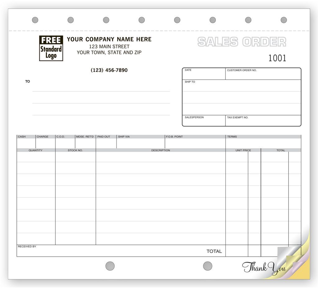 52 - Compact Sales Order Forms