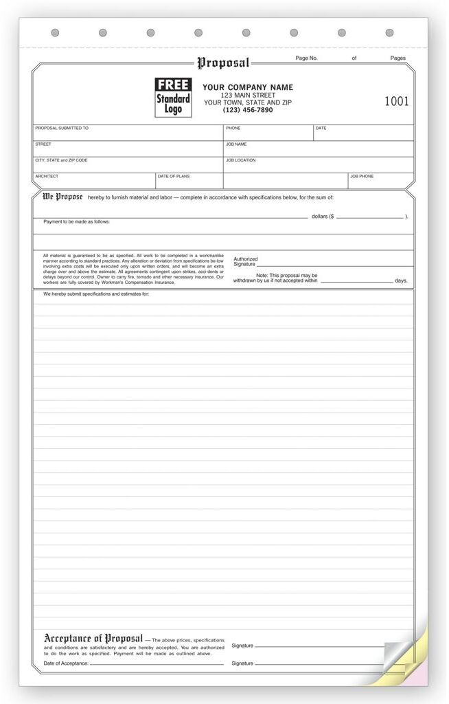 218 - Triplicate Proposals, Long Format