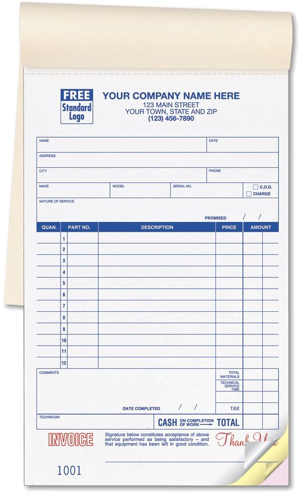 321 - Service Order Books