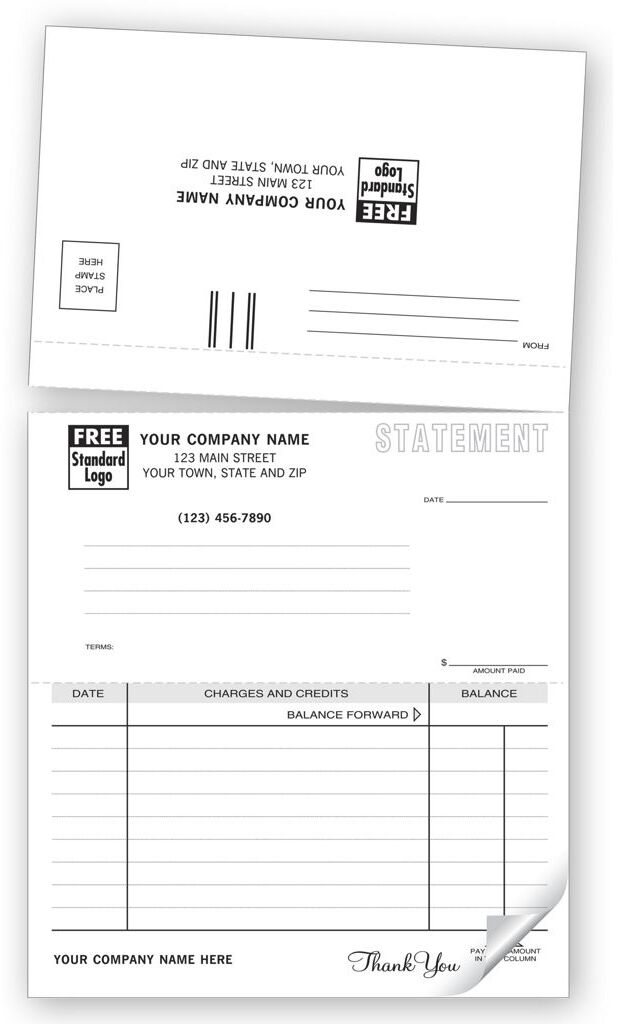 705 - Statements with Return Payment Envelopes