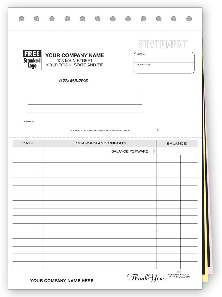 96 - Carbon Copy Business Statements