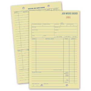 256 - Job Work Order Pads