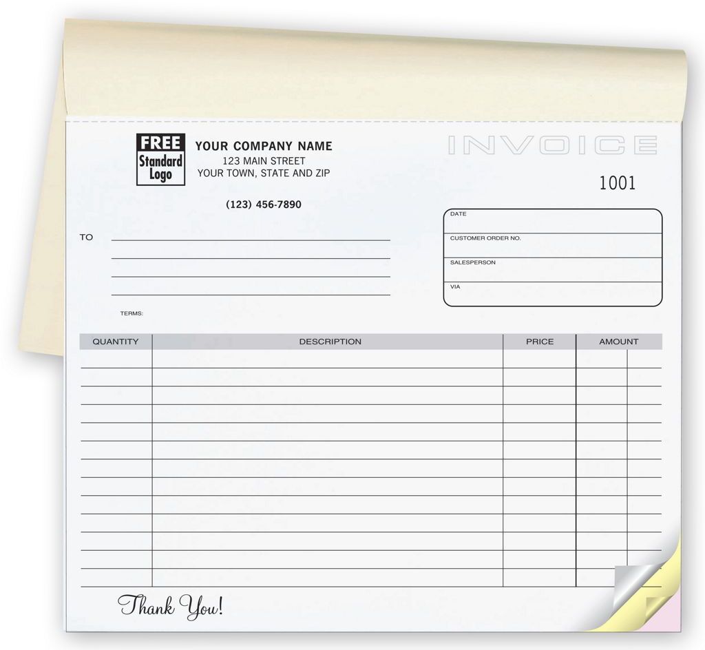 108B - Compact Invoice Books, Horizontal