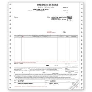 13650 - Continuous Straight Bills of Lading