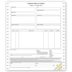 12254 - Continuous Straight Bills of Lading