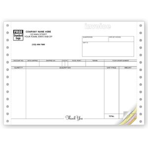 9040 - General Compact Continuous Invoice