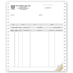 9044 - General Continuous Invoice, Personalized