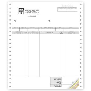 9138 - RealWorld Compatible General Continuous Invoice