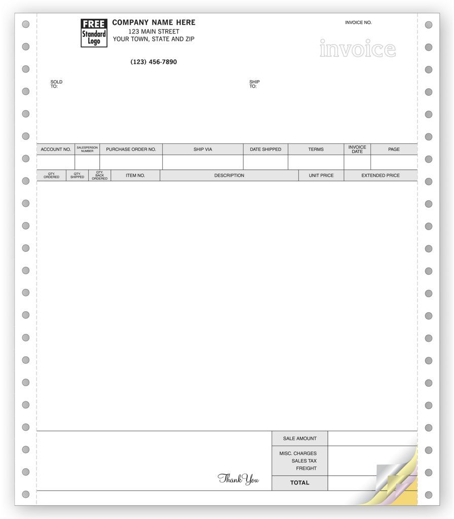 9318 - General Continuous Invoices for RealWorld & Great Plains