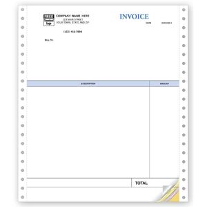 13052 - Continuous QuickBooks® Professional Invoices