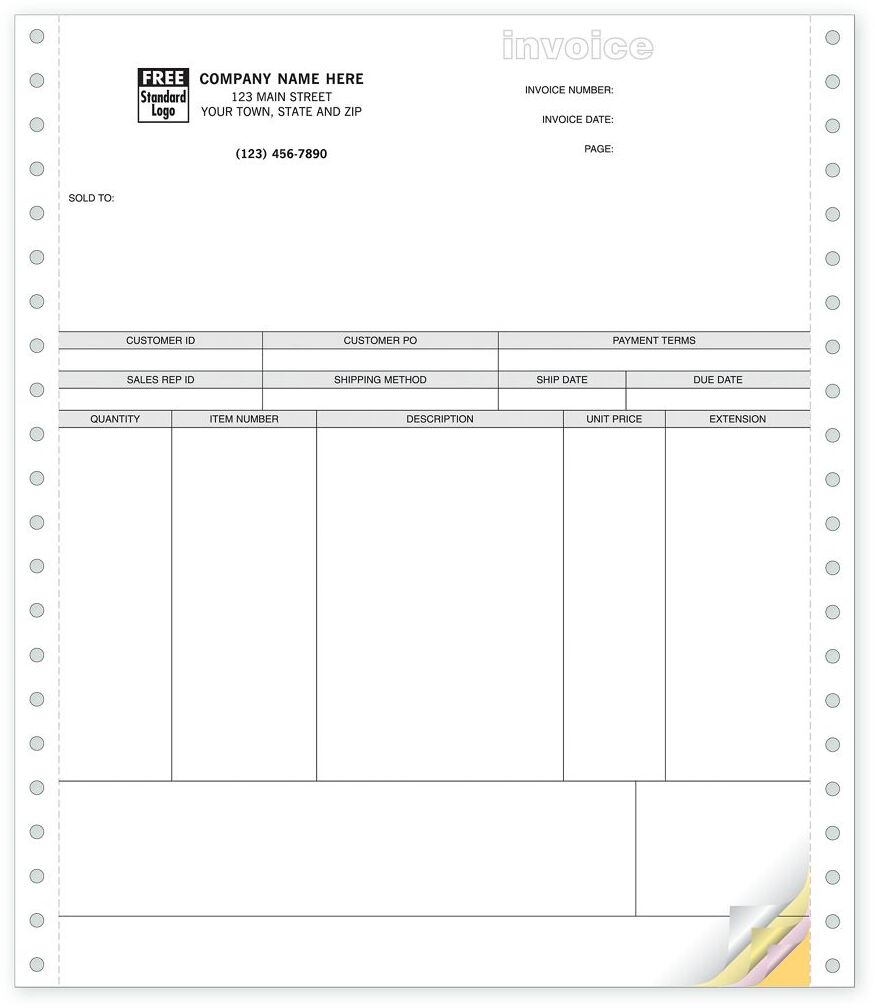 13340 - Continuous Peachtree Product Invoices