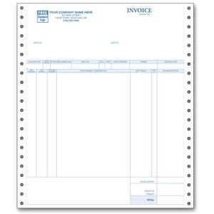 13386 - Continuous Redwing® Compatible Invoices