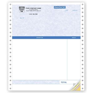 13052G - QuickBooks® Professional Invoices - Continuous Feed