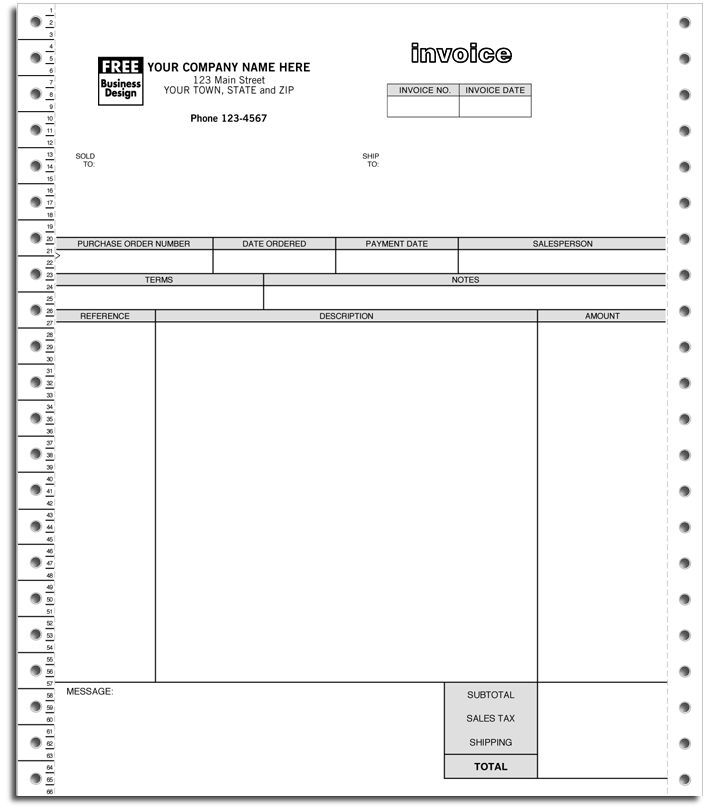 13189 - Continuous Service Invoices for One-Write Plus Software