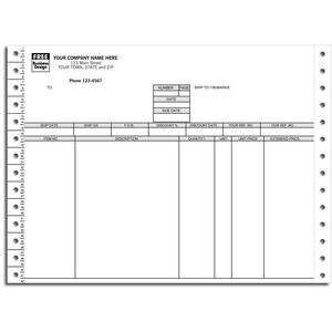 9158 - Compact Continuous Pacioli Multipurpose Business Forms, Quadruplicate