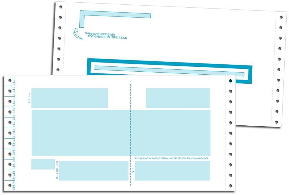 D9660 - Continuous Two-Way Self-Mailers