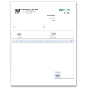 Laser Service Invoices for Peachtree