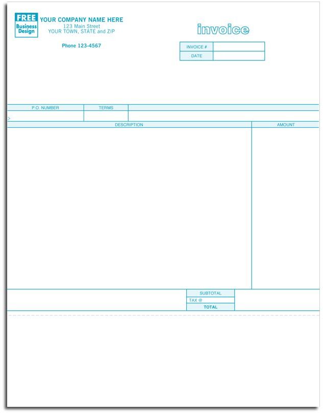 General Computer Invoices - Laser