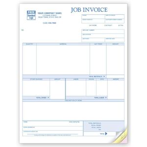 Laser Job Invoices