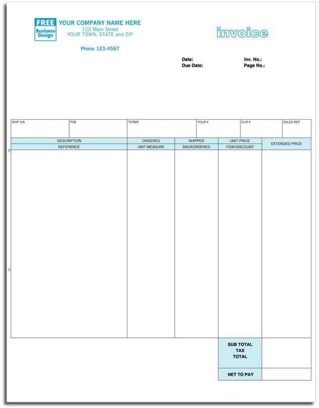 General Laser Invoices for DacEasy