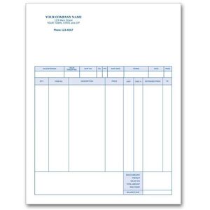 General Laser Invoices - MYOB Compatible