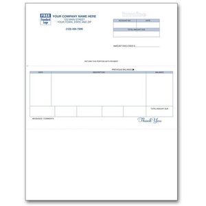 Custom Laser/Inkjet Invoices