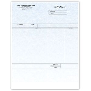 Custom Printed Computer Invoices