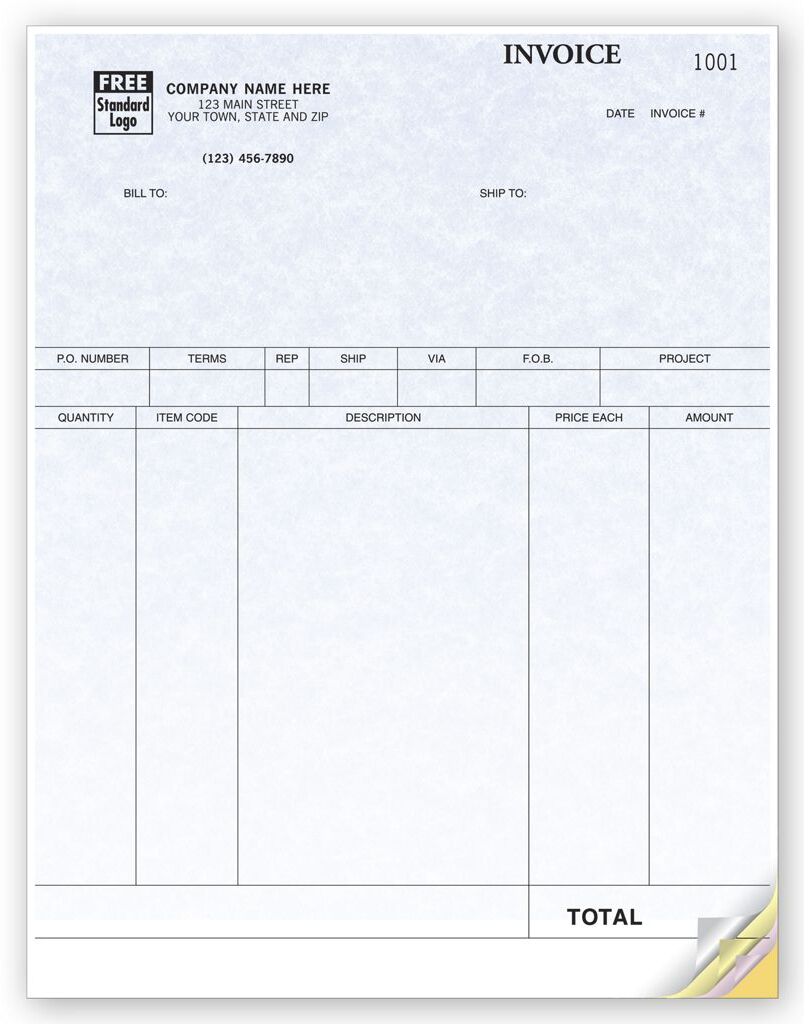 QuickBooks® Laser Product Invoices